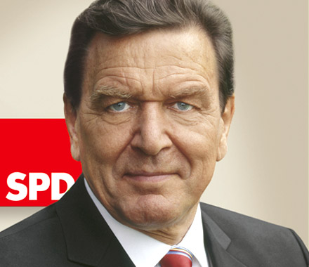 German chancellor Gerhard Schroeder 